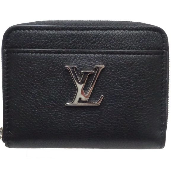 Louis Vuitton Coin Case Calf LockMe Zippy Coin Purse Noir Black - Picture 1 of 8